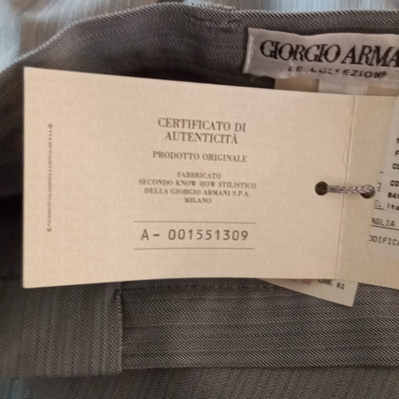 COPY - NEW VINTAGE GIORGIO ARMANI LE COLLEZIONI 12 SKIRT ITALY VIRGIN WOOL BLEN… - Picture 6 of 9